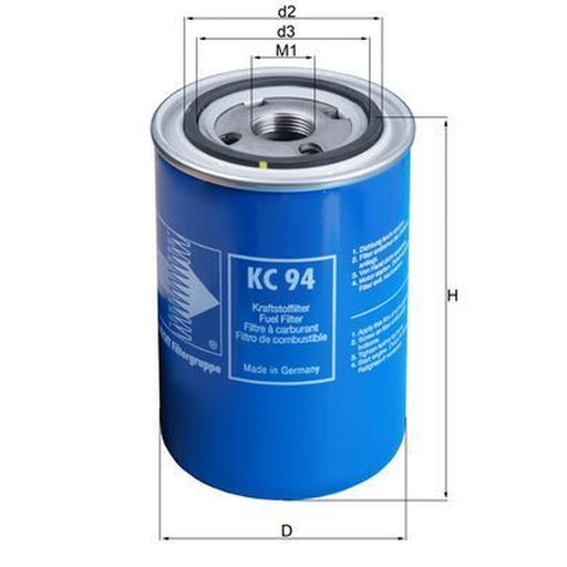 Mahle Fuel Filter Element KC 94
