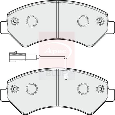 Apec Blue PD3355 Brake Pad Set, disc brake