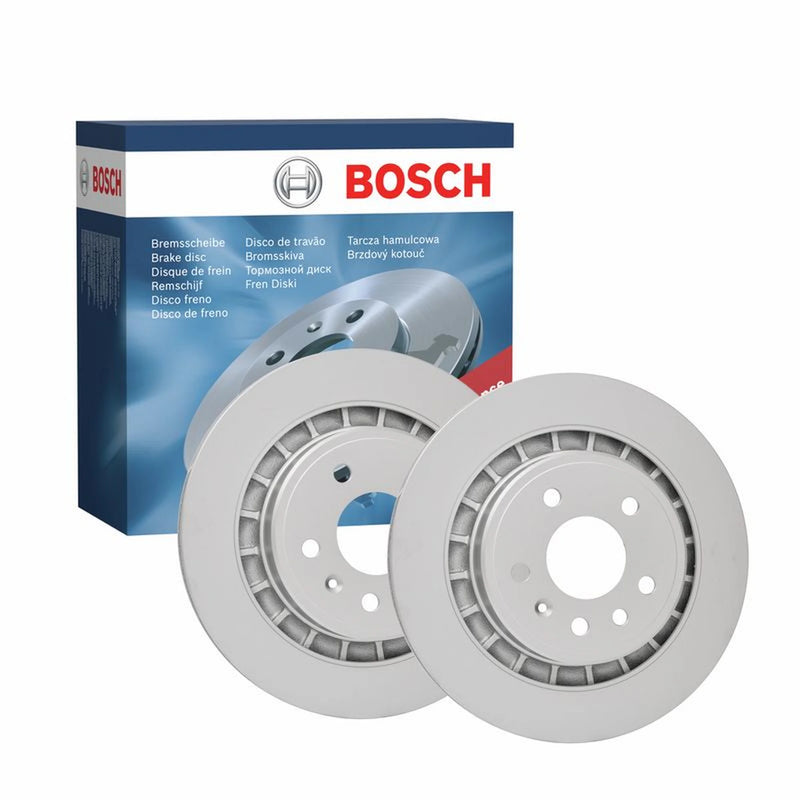 Bosch 2 x Vented Rear Brake Discs 0986479D49-x2