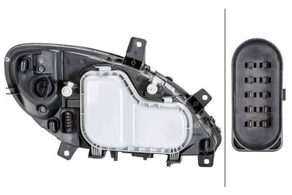 Hella Headlight Headlamp 1LG 246 041-041