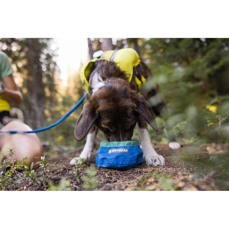Ruffwear Trail Runner Ultralight Dog Bowl in Blue Pool - Ruffwear - Van Life Living