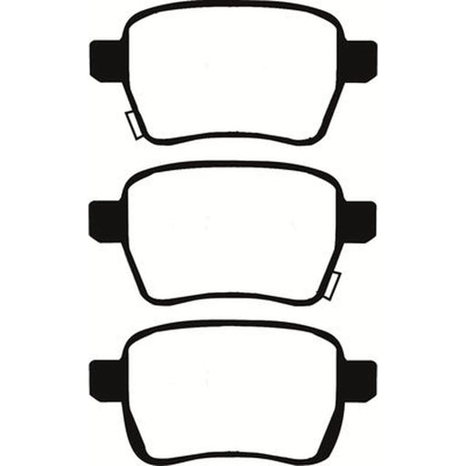 Abtex Rear Brake Pad Set PLU2293