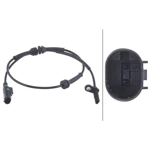 Hella ABS Wheel Speed Sensor Rear 6PU 012 039-641