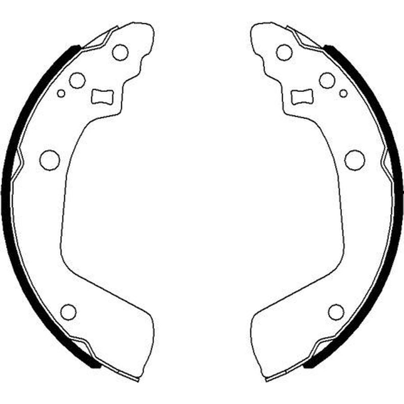 Mintex Brake Shoe Set Axle Kit MFR707