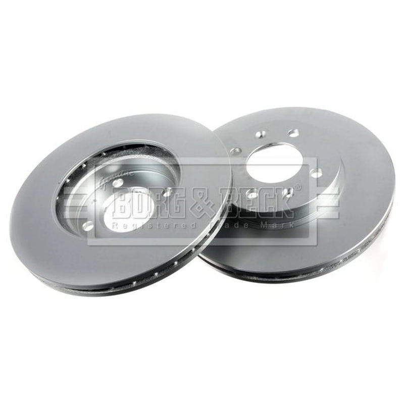 Borg & Beck 2 x Vented Front Brake Discs BBD4579-x2