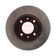 Apec 2 x Solid Rear Brake Discs DSK3741-x2