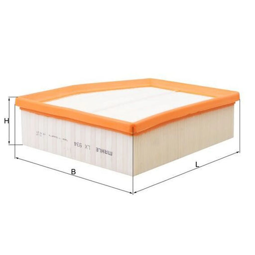 Mahle Engine Air Filter Left LX 934