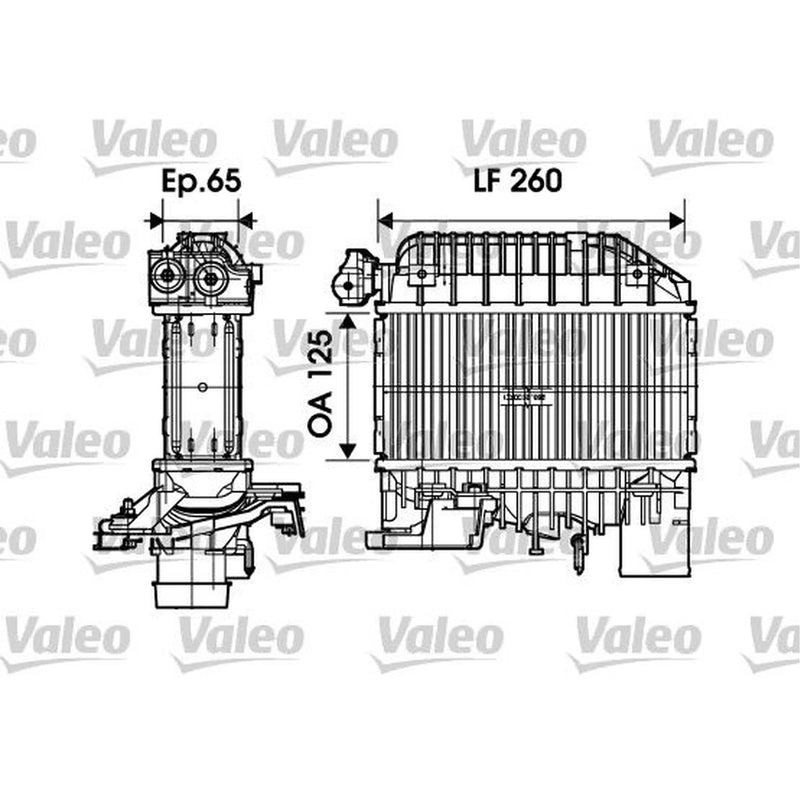 Valeo Intercooler (Charge Air Cooler) 817698