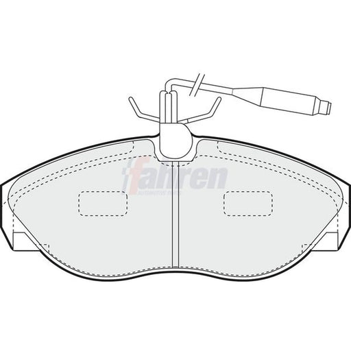 Fahren Front Brake Pad Set FBP3477