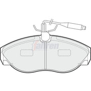Fahren Front Brake Pad Set fits Citroën Relay I 1994-2002 1.9 2.5