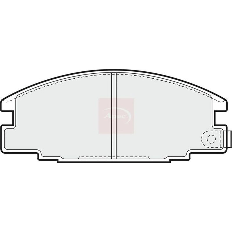 Apec Front Brake Pad Set PAD653