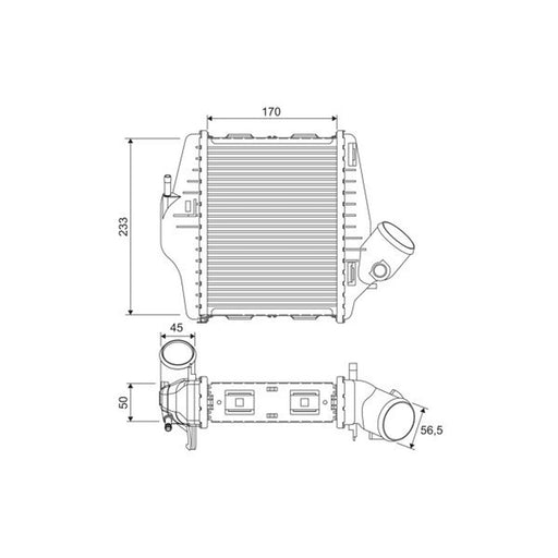 Valeo Intercooler (Charge Air Cooler) 818543