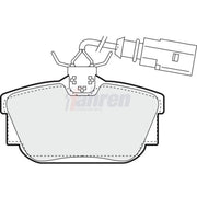 Fahren Rear Brake Pad Set FBP3147