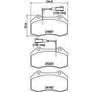 DON Front Brake Pad Set PCP2088
