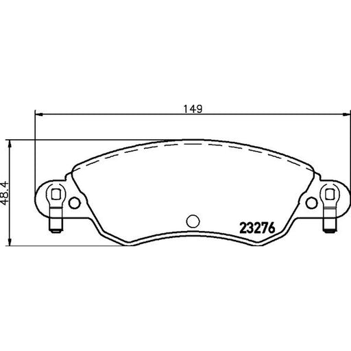 Mintex Front Brake Pad Set MDB2189