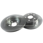 Borg & Beck 2 x Solid Rear Brake Discs BBD4603-x2