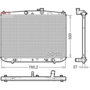 Denso Engine Radiator fits Lexus Rx 2015 on