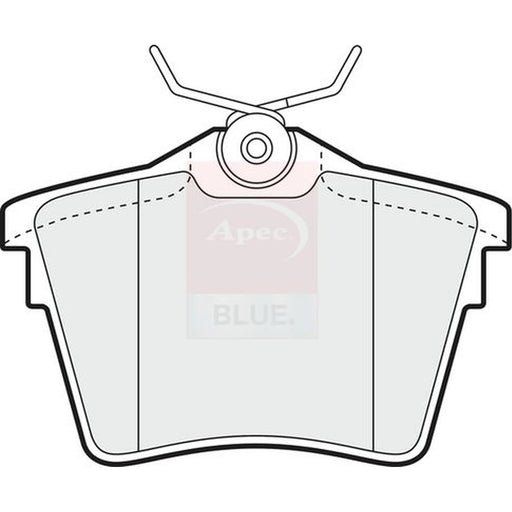 Apec Rear Brake Pad Set PD3122
