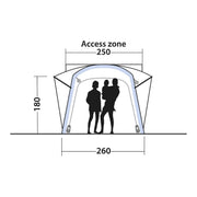 Outwell Bremburg Air Drive-Away Campervan Air Awning 175-200cm - Outwell - Van Life Living