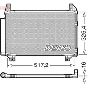 Denso Air Conditioning Condenser fits Toyota Yaris 2005-2012 1.0 1.3 1.33 1.8