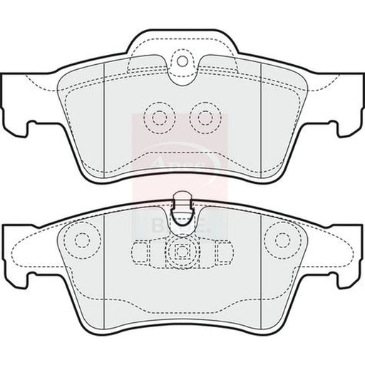 Apec Rear Brake Pad Set PD3590