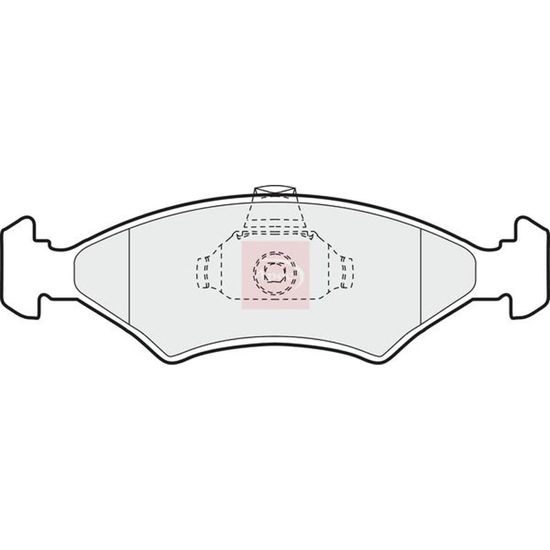 Apec Front Brake Pad Set PAD909
