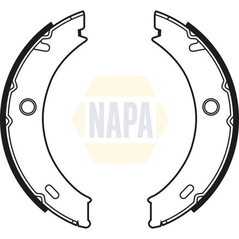 NAPA Parking Brake Shoe Set NBS5012