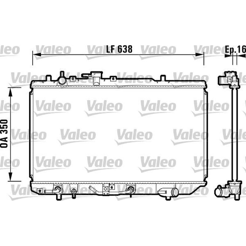 Valeo Engine Radiator 734121