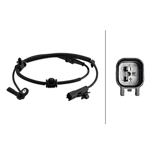 Hella ABS Wheel Speed Sensor Front 6PU 230 048-171