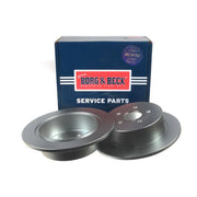 Borg & Beck 2 x Solid Rear Brake Discs BBD4764-x2