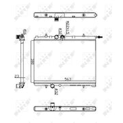 NRF Engine Radiator 509524A