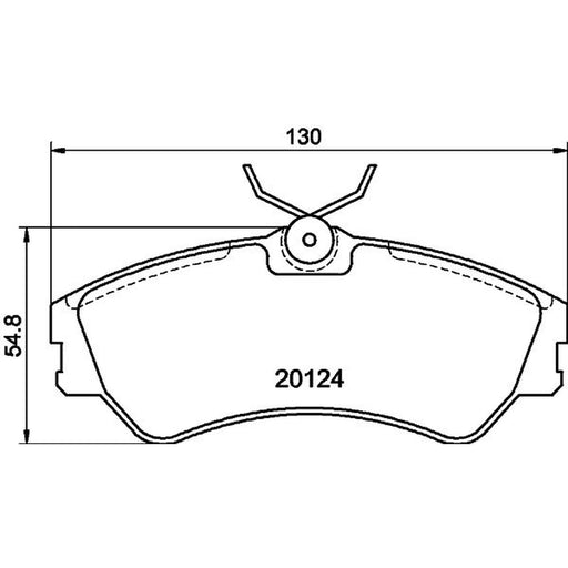 DON Front Brake Pad Set PCP1690