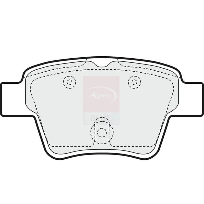 Apec Rear Brake Pad Set PD3155