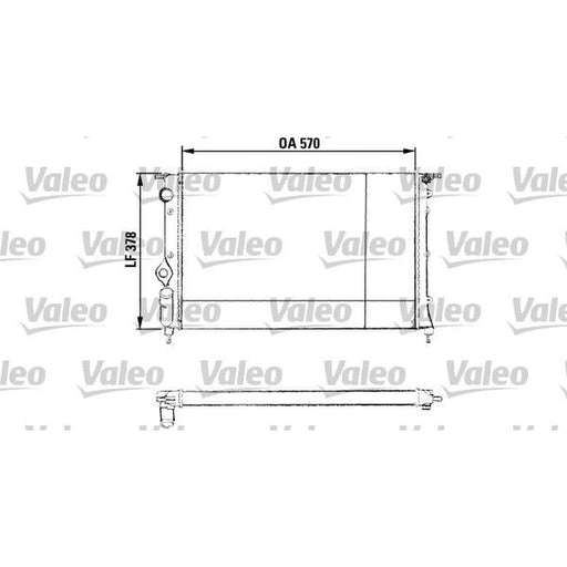 Valeo Engine Radiator 730551
