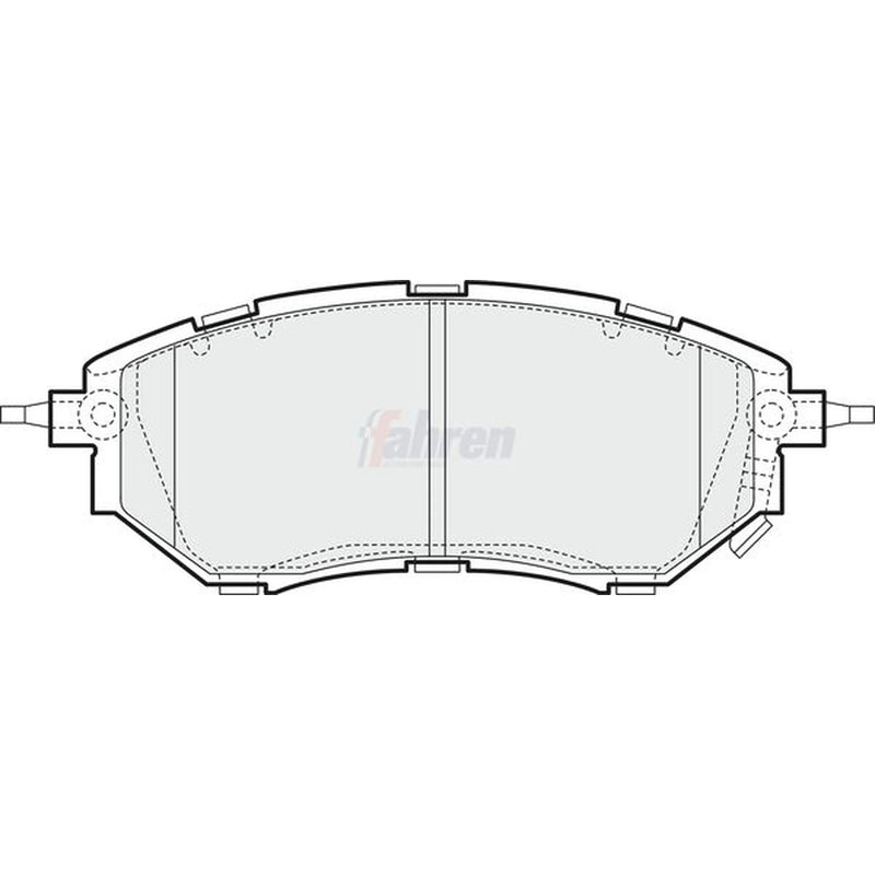 Fahren Front Brake Pad Set FBP4248