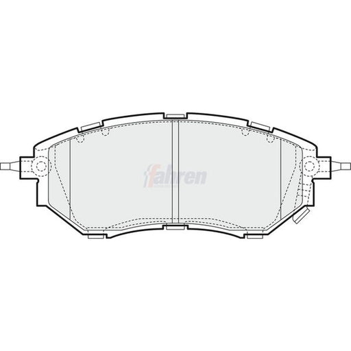 Fahren Front Brake Pad Set FBP4248