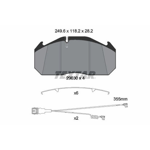 Textar Front Brake Pad Set 2903024