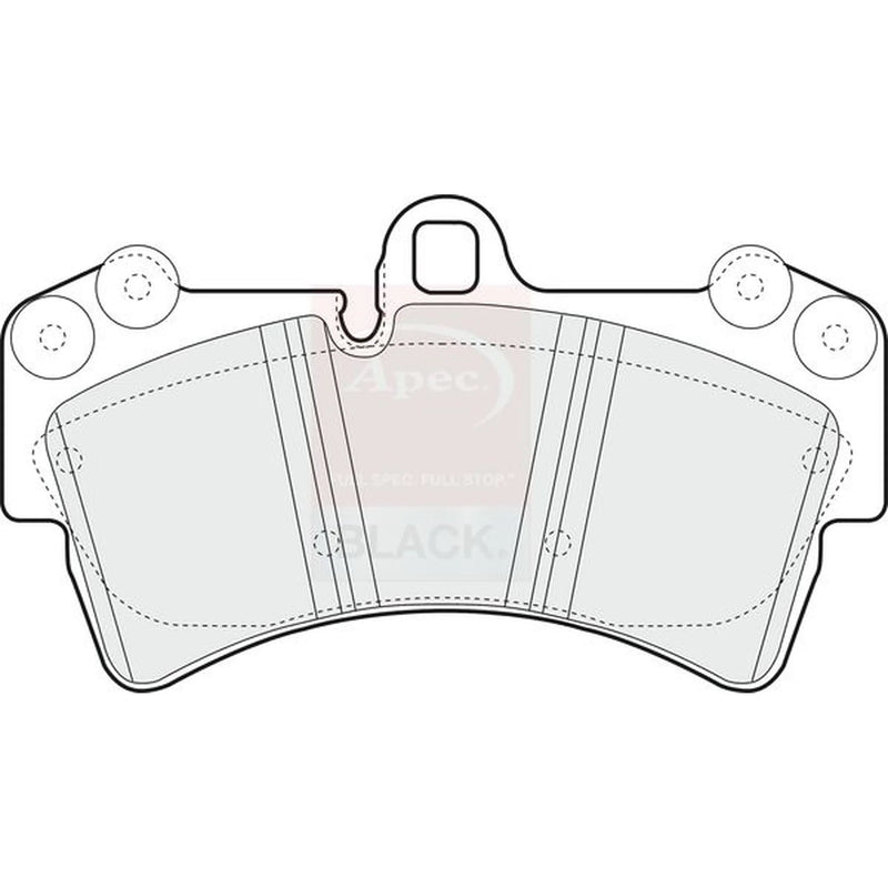 Apec Front Brake Pad Set PAD1317B
