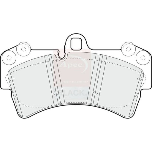 Apec Front Brake Pad Set PAD1317B