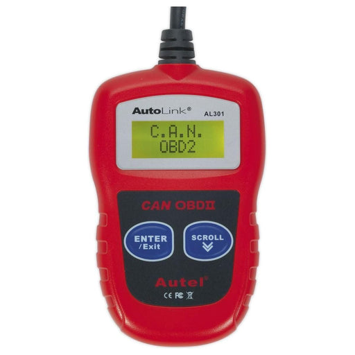 Sealey Autel EOBD Code Reader AL301 Sealey  - Town Parts