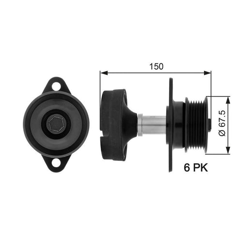 Gates Alternator Overrunning Freewheel Clutch OAP7045