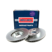 Borg & Beck 2 x Vented Front Brake Discs BBD4579-x2