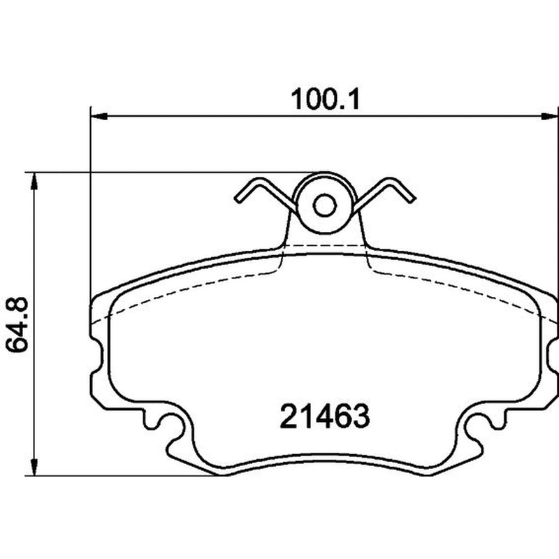 Mintex Mintex Front Brake Disc Kit internally vented MDK0083