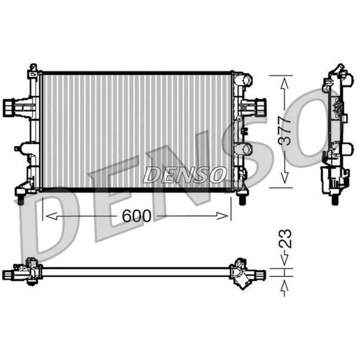 Denso Engine Radiator DRM20081
