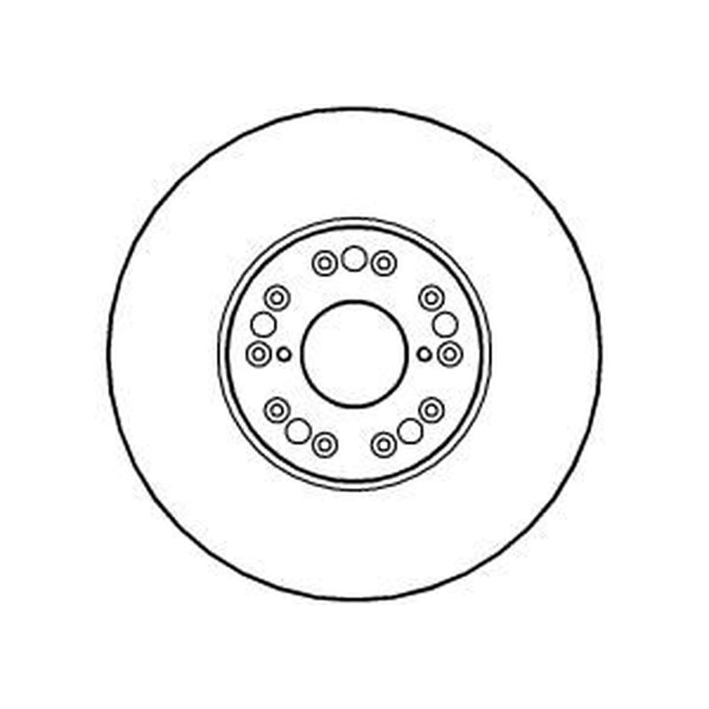 Abtex 2 x Vented Front Brake Discs BD571V-x2