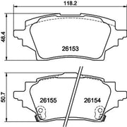 Mintex Rear Brake Pad Set MDB4202