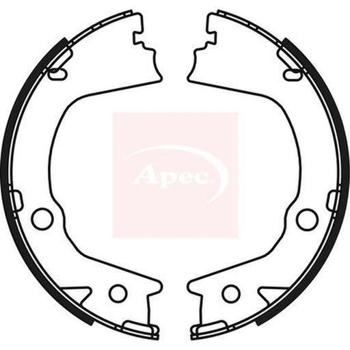 Apec Parking Brake Shoe Set SHU830