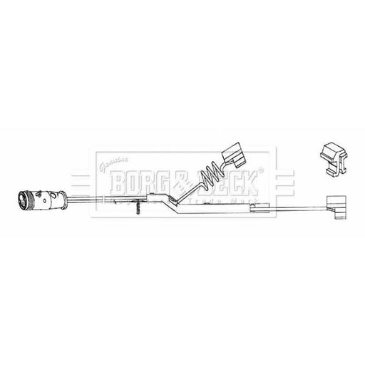 Borg & Beck Brake Pad Wear Sensor Front BWL33091
