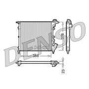 Denso Engine Radiator fits Renault 19 1988-1993 1.4