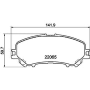 Mintex Front Brake Pad Set MDB3747